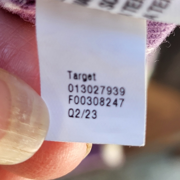 Universal Thread Purple White Plaid Oversized Flannel Button Down Shirt - Size M - Picture 6 of 6